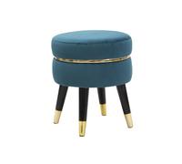 TABOURET PARIS VERT/OR
