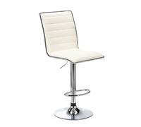 Tabouret dossier haut Landri Blanc