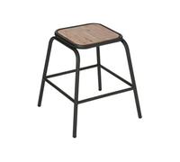 Paris Prix Tabouret bas Edena – Lot de 2 – Noir