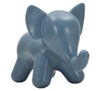 Tabouret Elephant en forme d'éléphant en plastique bleu-gris