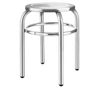 Tabouret en acier inoxydable - 29 cm de diamètre | Royal Catering