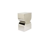 Tabouret en aluminum argent Cones
