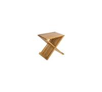 Tabouret en bambou pliante - H.45 x L.40 x P.32 cm --