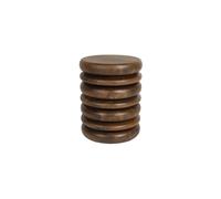 Tabouret en bois brun Disc