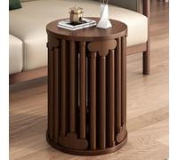 Tabouret en bois massif avec roulettes, table d'appoint empilable pour une utilisation multifonctionnelle dans le salon et la chambre à coucher