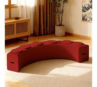 Tabouret en papier pliable et portable, design en accordéon nid d'abeille, repose-pieds pliable pour salon, chambre à coucher, bureau, siège en papier kraft pour adultes