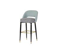 Tabouret en velours bleu Norfolk 51 x 53 x 102 cm