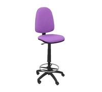 Tabouret ergonomique Ayna - PIQUERAS Y CRESPO - réglable en hauteur - anneau repose-pieds - tissu BALI lilas