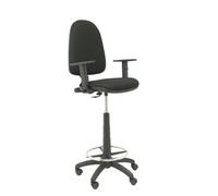 Tabouret noir Ayna bali avec bras réglables