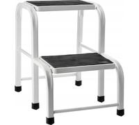 Tabouret escabeau - Échelle escabeau - Métal massif - Capacité de charge 150 kg - Construction stable
