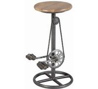 Tabouret forme Pédalier - VASKEN - ALTOBUY Marron G