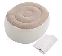 Tabouret gonflable, repose-pieds gonflable portable en PVC, coussin rond, chaise souple, pouf gonflable, chaise à gonflage rapide pour le fitness et le sport en intérieur et en