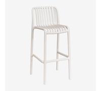 Tabouret haut empilable Wendell Tapioca Beige ?77 cm