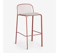 Tabouret haut en acier Anerina Terracota ¿75 cm