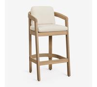 Tabouret haut en bois d'acacia Uleno Acacia Marron Clair ¿75 cm