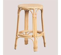 Tabouret haut en rotin (67 cm) Jachel NATUREL