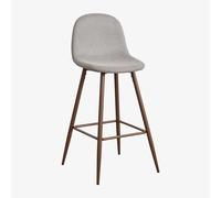 Tabouret haut Glamm Bois foncé ¿75 cm Gris Béton