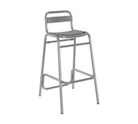 Tabouret haut restauration Lorraine - Inox