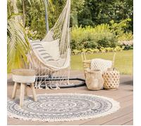 Tabouret - HOME DECO FACTORY - Tressé - Beige et Marron