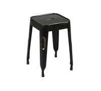 Tabouret Industriel Noir Aspect Vieilli - TOLGA -