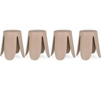 Tabouret Lot de 4 T. Imogen ivoire