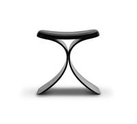 Gejst Tabouret Luno 48x28x72 cm Chêne noir-cuir noir
