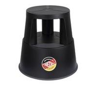 Tabouret marchepied SuperStep, en plastique, noir