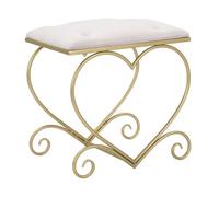 TABOURET CŒUR ROSE