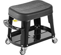Tabouret mécanique roulant pour atelier, capacité de charge de 300 lb, avec roulettes et plateau à outils