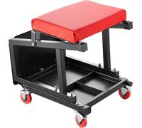 Tabouret mécanique Siège de travail roulant 300 lb Siège/tabouret à marches avec roulettes