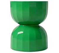 Tabouret Moderne Rose Style Nordique en Forme de Sablier, 2 en 1 : SièGe et Table D'Appoint pour la Maison, Le Bureau ou L'HôTel(Green)