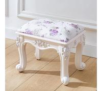 Tabouret ottoman en cuir synthétique, repose-pieds rond et rectangulaire, banc à chaussures d'entrée, tabouret de canapé de salon, pieds en ABS durables, capacité de poids de 136 kg