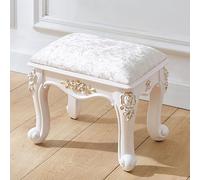Tabouret ottoman en cuir synthétique, repose-pieds rond et rectangulaire, banc à chaussures d'entrée, tabouret de canapé de salon, pieds en ABS durables, capacité de poids de 136 kg