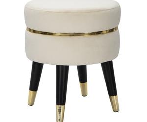 TABOURET PARIS CRÈME/OR