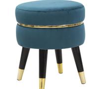 TABOURET PARIS VERT/OR