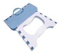 Tabouret Pliable en Plastique Portable pour Adultes, Jardin et Pêche | Format Compact, Poignée Ergonomique Intégrée, Usage Intérieur ou Extérieur, Facile à Transporter et Ranger
