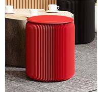 Tabouret pliable portable avec motif nid d'abeille, forte capacité de charge, banc à chaussures, table d'appoint, table de chevet, 43,2 cm