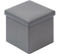 Tabouret pliant et banc, multifonctionnel, 30 x 30 x 30 cm, gris, bois