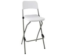 Tabourets hauts pliants Bolero (lot de 2)
