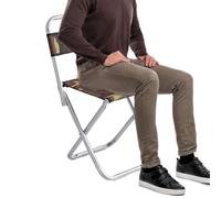 Tabouret pliant portable, tabouret de pêche pliant portable Tabouret de | Siège pliant antidérapant pour BBQ Pêche Plage Camping