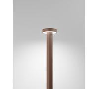 Tabouret - Poteau De Jardin Led 12W, Ip65, 960 Lm, H. 60 Cm, 3000K, Aluminium Peint, Poteau Extérieur, Acier Corten - Perenz