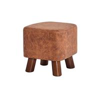 Tabouret pouf carré ergonomique - Repose-pieds confortable et banc à chaussures à langer élégant (couleur : #4 taille : 28 x 28 cm)