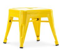 Tabouret pour enfant Stylix Design industriel en Métal - Nouvelle édition Jaune