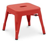 Tabouret pour enfant Stylix Design industriel en Métal - Nouvelle édition Rouge