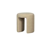 Tabouret rembourré chenille naturel Charlie