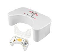 Tabouret Repose-Pieds Salle De Bain Marchepied Résistant Aux Rayures Et | Tabouret Caca pour Adulte Pour Maison Bureau Intérieur Dortoir Hôtel Appartement Femmes Et Ho