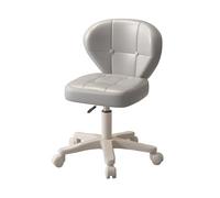 Tabouret roulant réglable avec dossier, hauteur 40,6 - 53,3 cm, chaise de salon pour coiffeur, tatouage et usage domestique