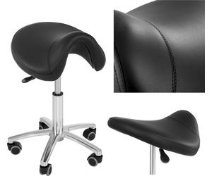 Tabouret selle Expondo physa - 500 - 640 mm - 150 kg - Noir