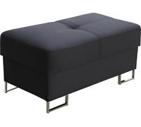 Tabouret Tabouret d'appoint Ottomane Chaiselounge Banquette velours tissu 100x55