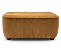 Tabouret Tabouret de canapé Tabouret de pied Marron Tissu